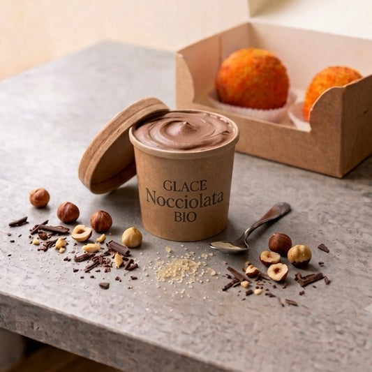 🍫 Glace Nocciolata BIO (Pâte à tartiner) – Terre Adélice