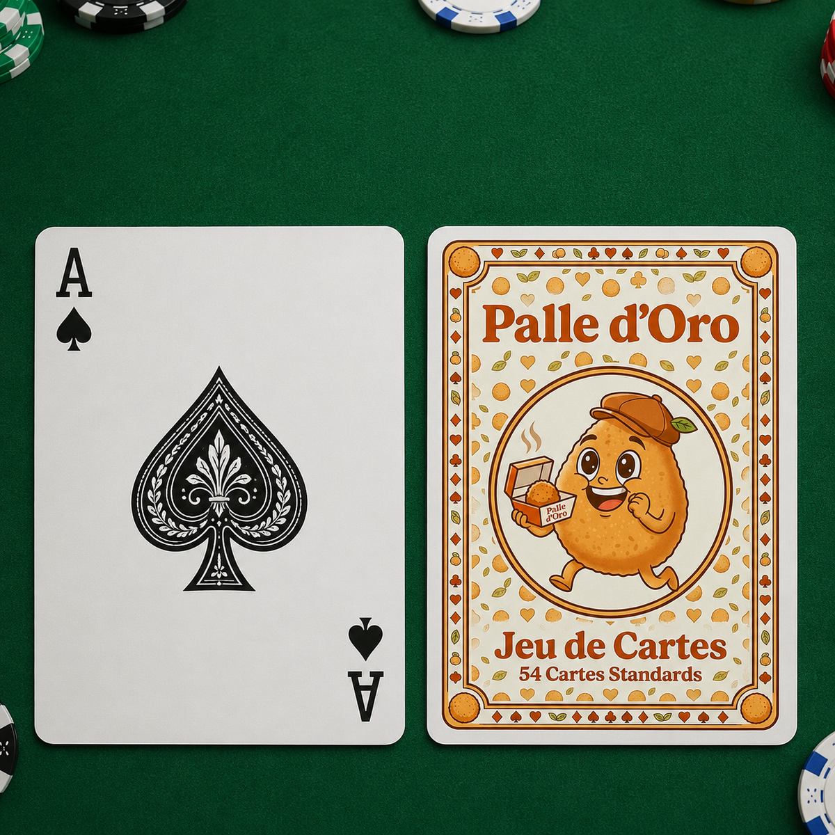 Jeu de cartes Palle d’Oro – 54 cartes